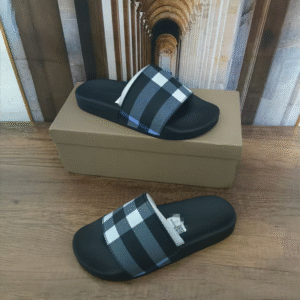 Burberry Slide Black Blue