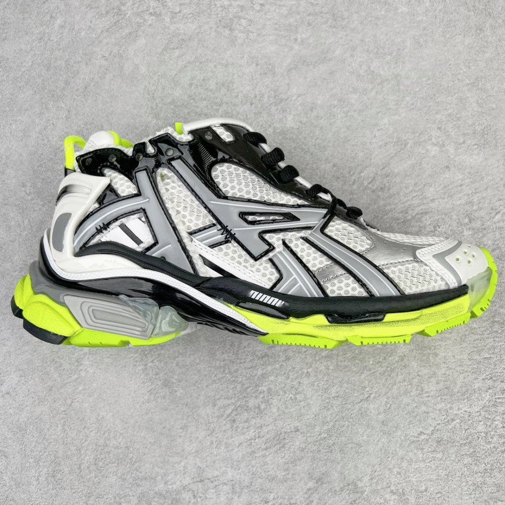 Balenciaga Runners Neon Grey White