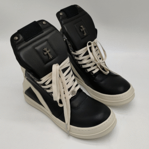 Rick Owens X Chrome Hearts Sneaker High Black