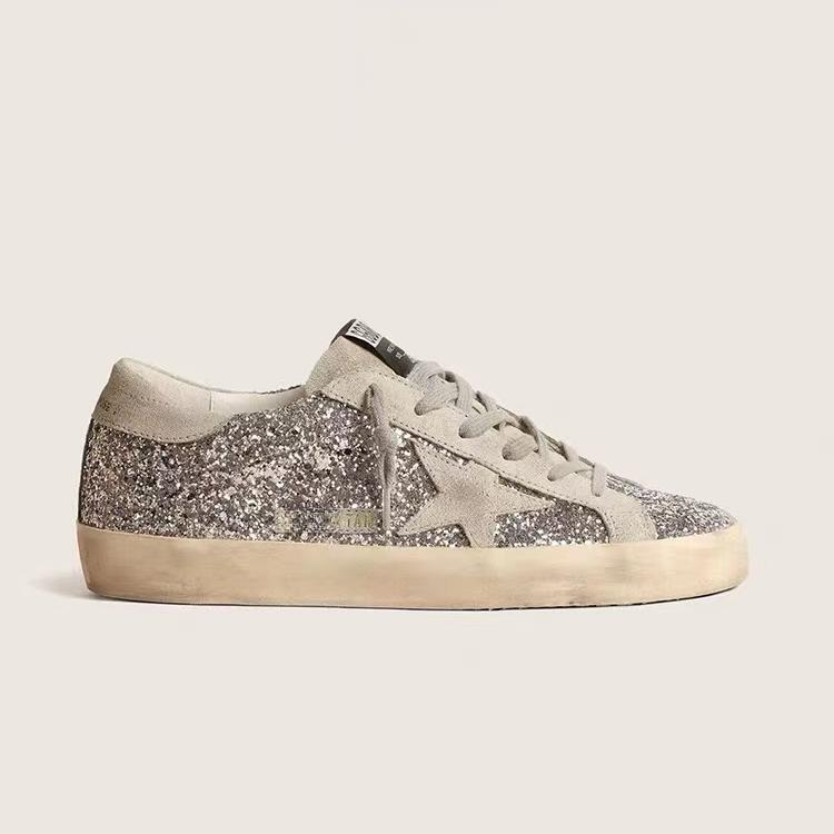 Golden Goose Sneaker Glitter Brown