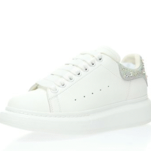 Alexander Mcqueen White Glitter