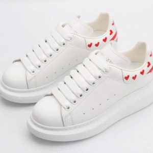 Alexander Mcqueen White Hearts