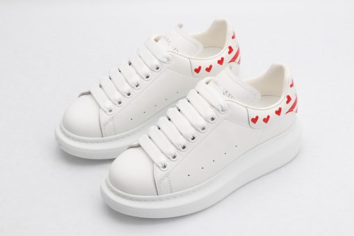 Alexander Mcqueen White Hearts