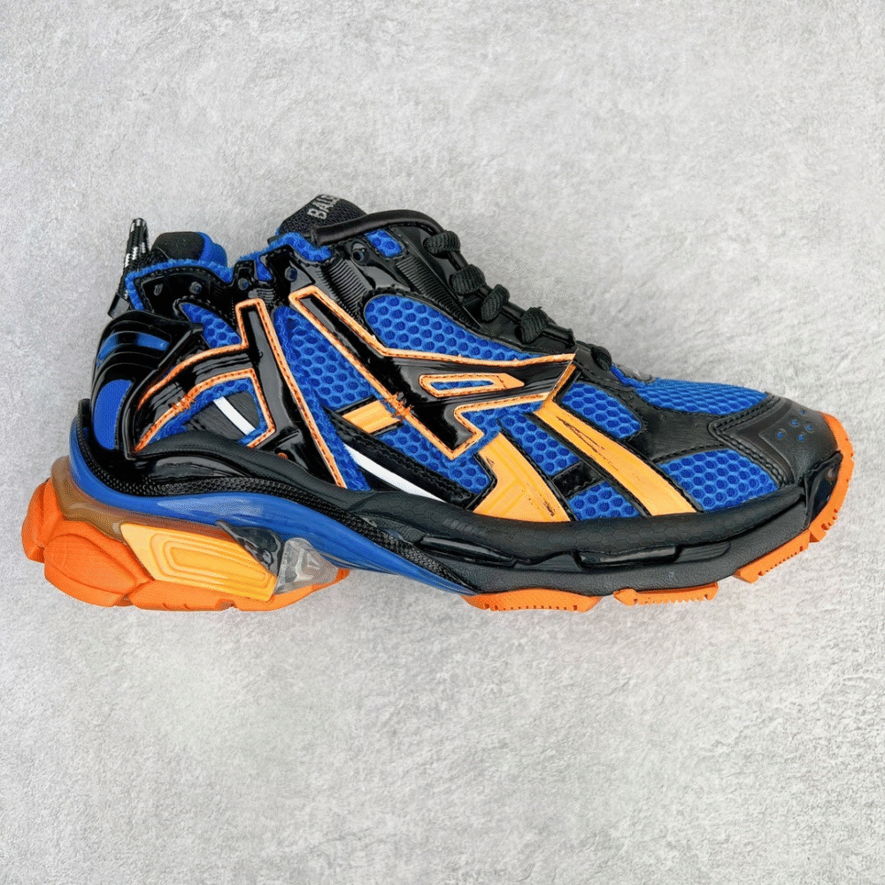 Balenciaga Runners Orange Blue