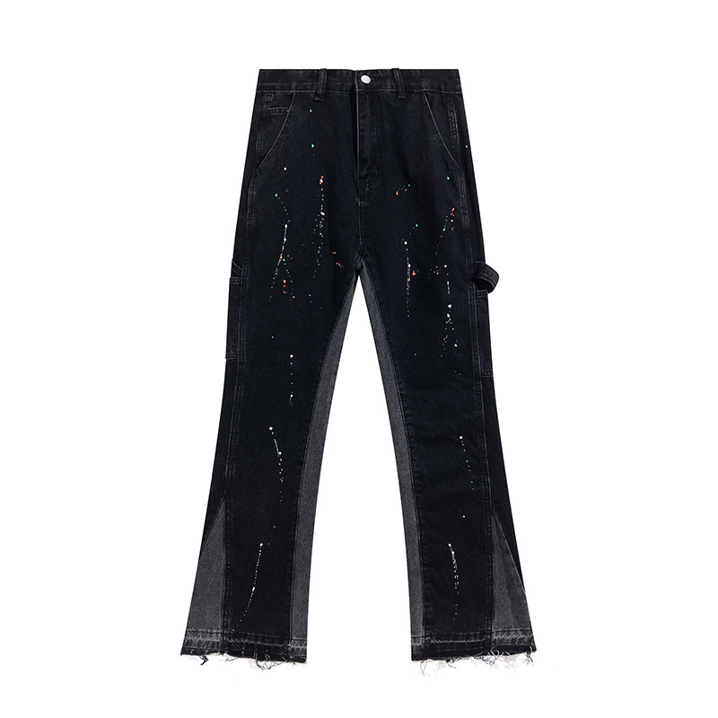 3b731d_c0f56d6d1e9b494581eb3b680f1a80ebmv2.png Gallery Dept. Flared Jeans 38 Black