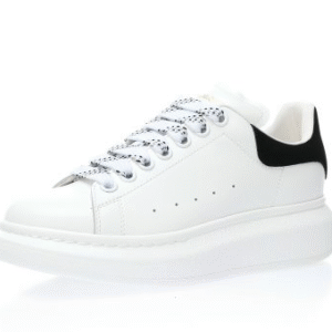 Alexander Mcqueen White Laces Black