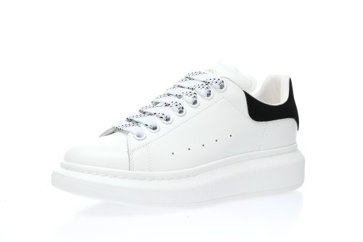 Alexander Mcqueen White Laces Black