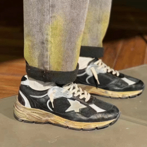 Golden Goose Sport Grey Sole Black
