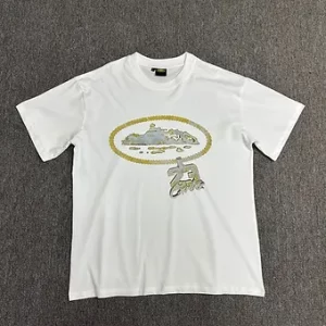 Corteiz Tshirt Logo Gold