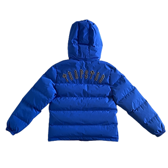 Trapstar Winter Puffer Jaket Blue Irongate dull