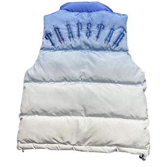 Trapstar Gilet irongate blue white