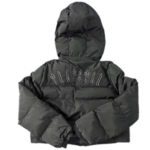 Trapstar Women Crop Puffer Jacket Black