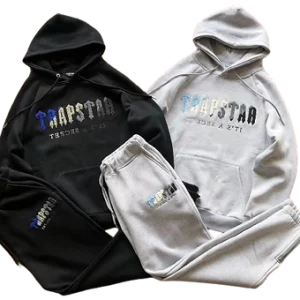 Trapstar Gray Blue Black Irongate Tracksuits