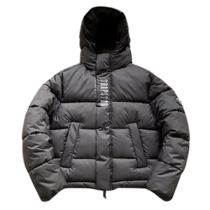 Trapstar Winter Puffer Jacket Black Logo