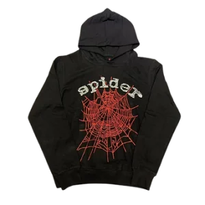 Sp5der Hoodie Red White Logo