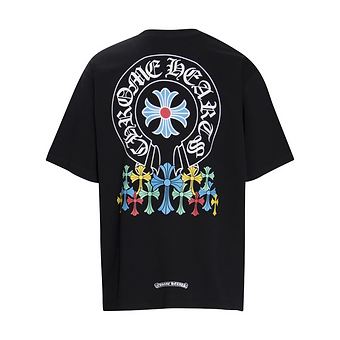 3b731d_028a17f7347a4b9084042fdebe3c8768~mv2 Chrome Hearts Tee White and Black Colourful