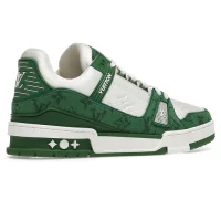 LV Monogram Green Denim Sneaker
