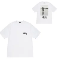 Stussy Tee Beach Black and White