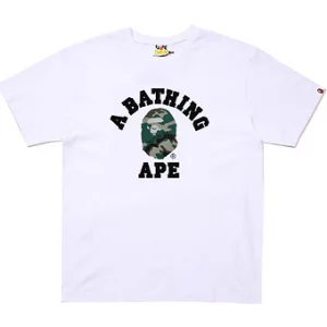 Bape Tshirt Green Logo