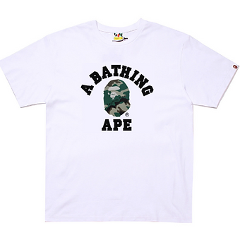 Bape Tshirt Green Logo