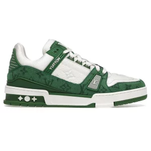 LV Monogram Green Denim Sneaker