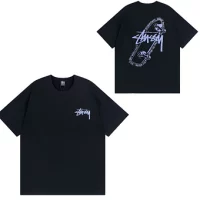 Stussy Tee Skateboard Black and White