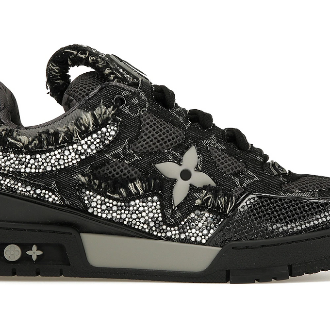 LV Skate Black Grey Swarovski