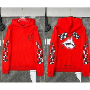 Chrome Hearts Hoodie Red Racing