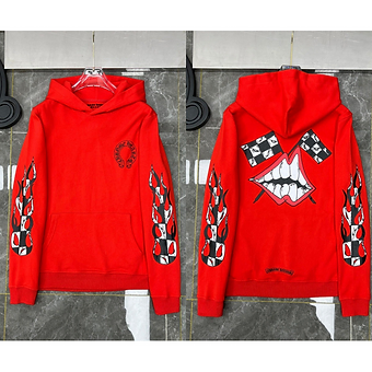Chrome Hearts Hoodie Red Racing