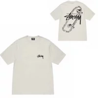 Stussy Tee Skateboard Black and White