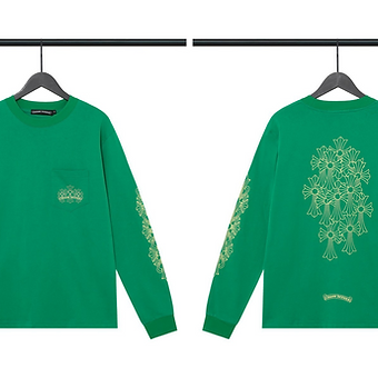3b731d_178506fb82894a8cb02f87dd0d907f85~mv2 Chrome Hearts Longsleeve Green