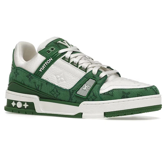 LV Monogram Green Denim Sneaker