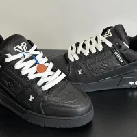 LV Monogram Black White Laces
