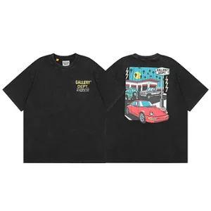 Gallery Dept. T-Shirt Black Car Back