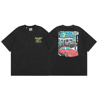 Gallery Dept. T-Shirt Black Car Back