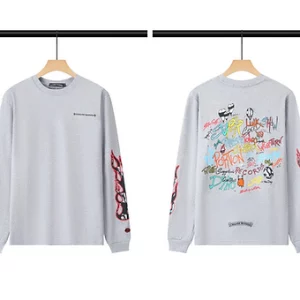 Chrome Hearts Longsleeve Grey Design Back