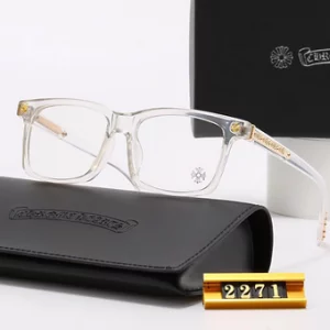 Chrome Hearts glasses Gold White
