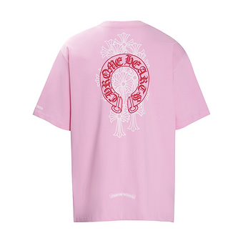 Chrome Hearts Tee Pink Red