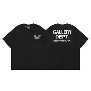 Gallery Dept. T-Shirt Black White Hollywood