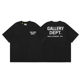 Gallery Dept. T-Shirt Black White Hollywood