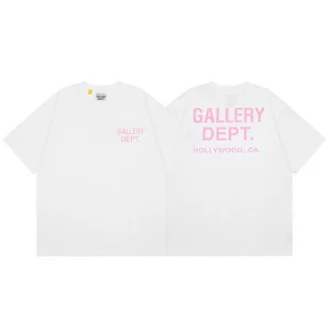 Gallery Dept. T-Shirt White Pink