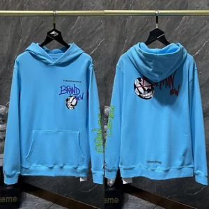 Chrome Hearts Hoodie Sky Blue Brand New