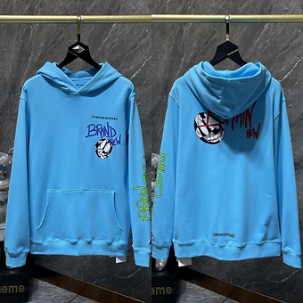 Chrome Hearts Hoodie Sky Blue Brand New