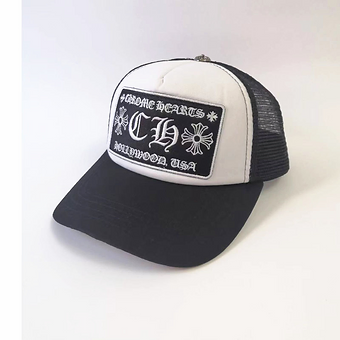 Chrome Hearts Cap Black White