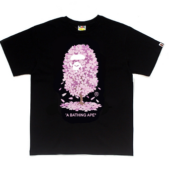 Bape Tshirt Tree Pink