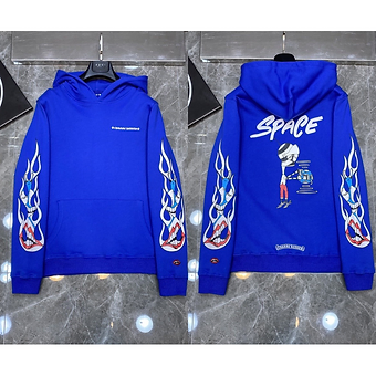 Chrome Hearts Hoodie Blue Space
