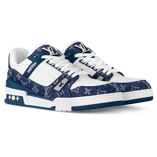 LV Monogram Blue Denim Sneaker