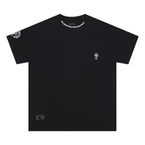Chrome Hearts Tee Black Small Cross Logo