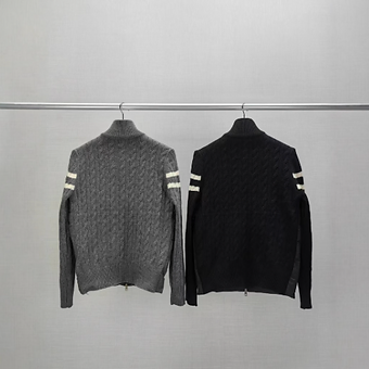 Moncler Puffy Zip Vest black Grey