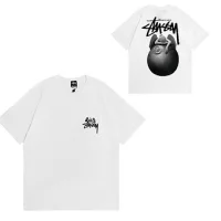 Stussy Tee Angel 8Ball Black and White